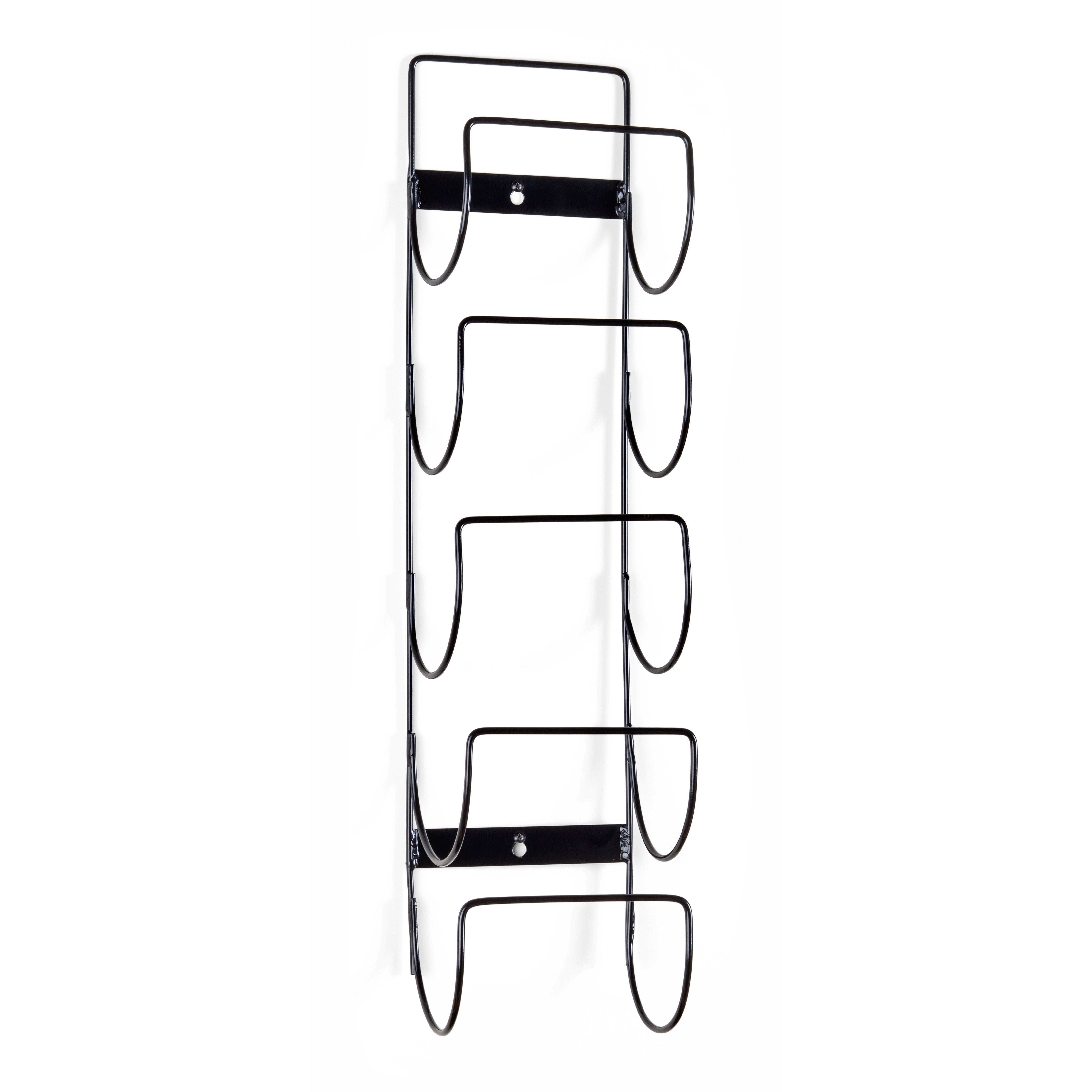 5 Bottle Wine Rack Black Metal Wall Mounted Storage Holder Shelf Kitchen Vine 5 Bottle Wine Rack Black Metal Wall Mounted Storage Holder Shelf Kitchen Vine